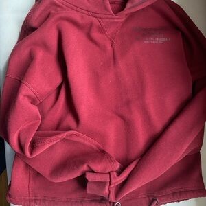 Abercrombie & Fitch Burgundy Hoodie
